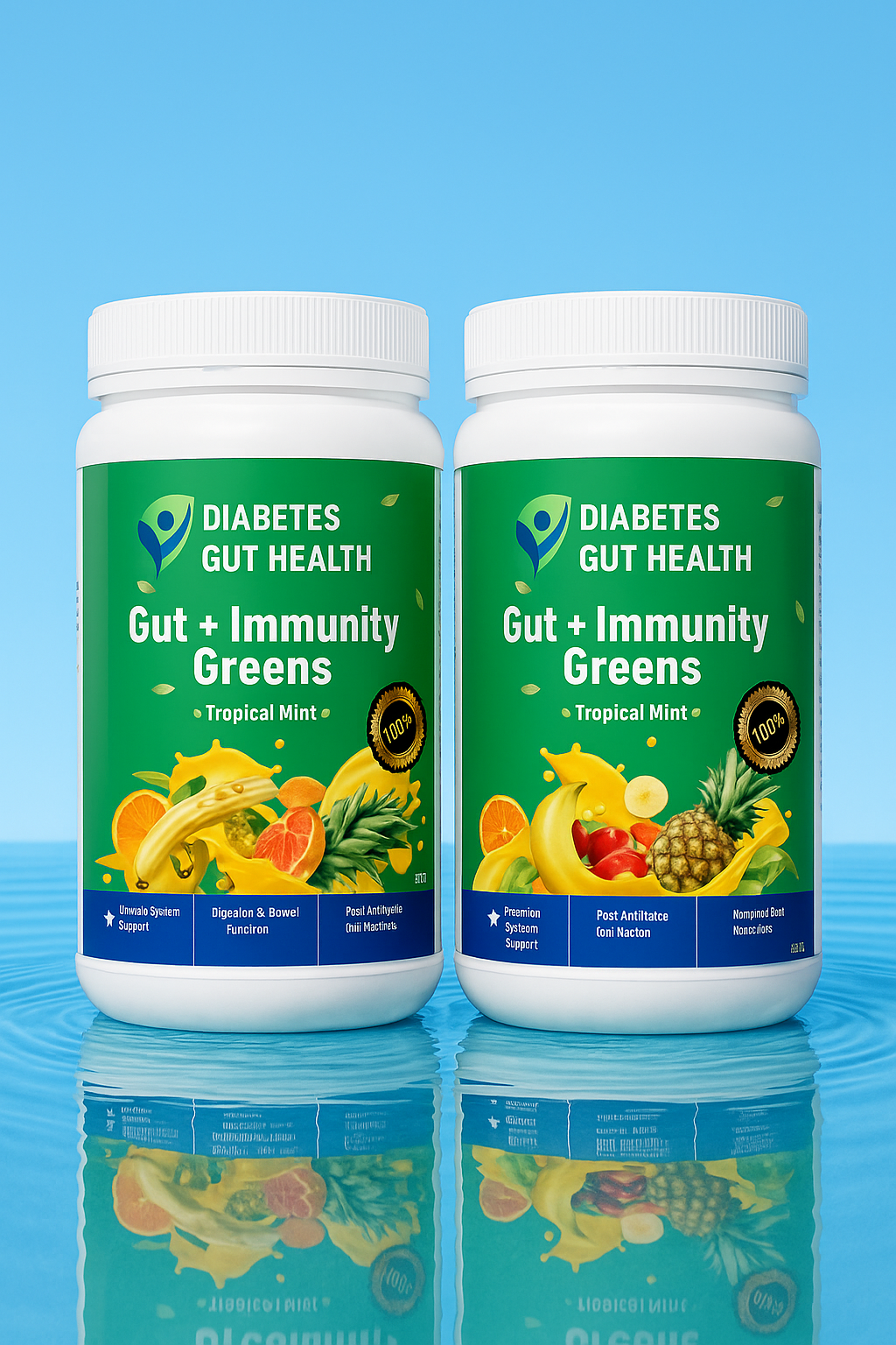 Gut Health & Immunity - Greens Twin Pack